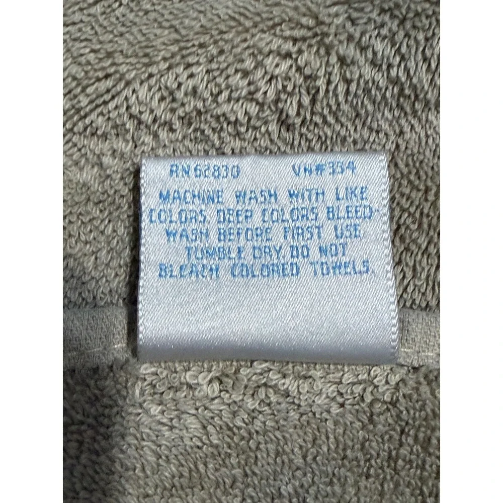 Monogrammed Lands End Coming Home Bath Towel Unisex OS Taupe